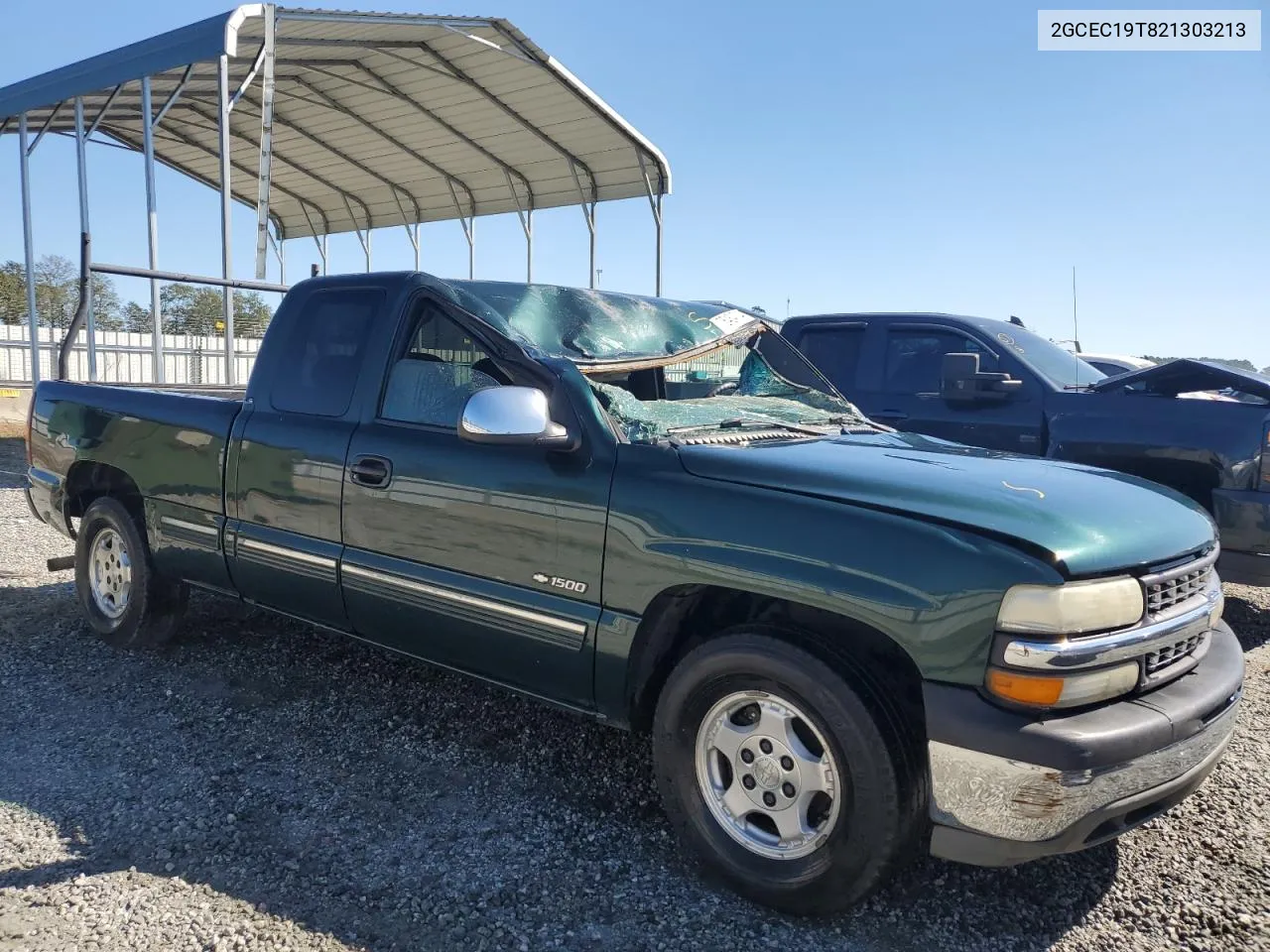 2002 Chevrolet Silverado C1500 VIN: 2GCEC19T821303213 Lot: 75454704