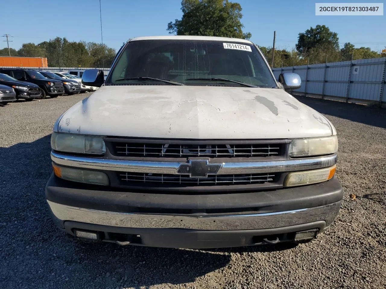 2002 Chevrolet Silverado K1500 VIN: 2GCEK19T821303487 Lot: 76141214