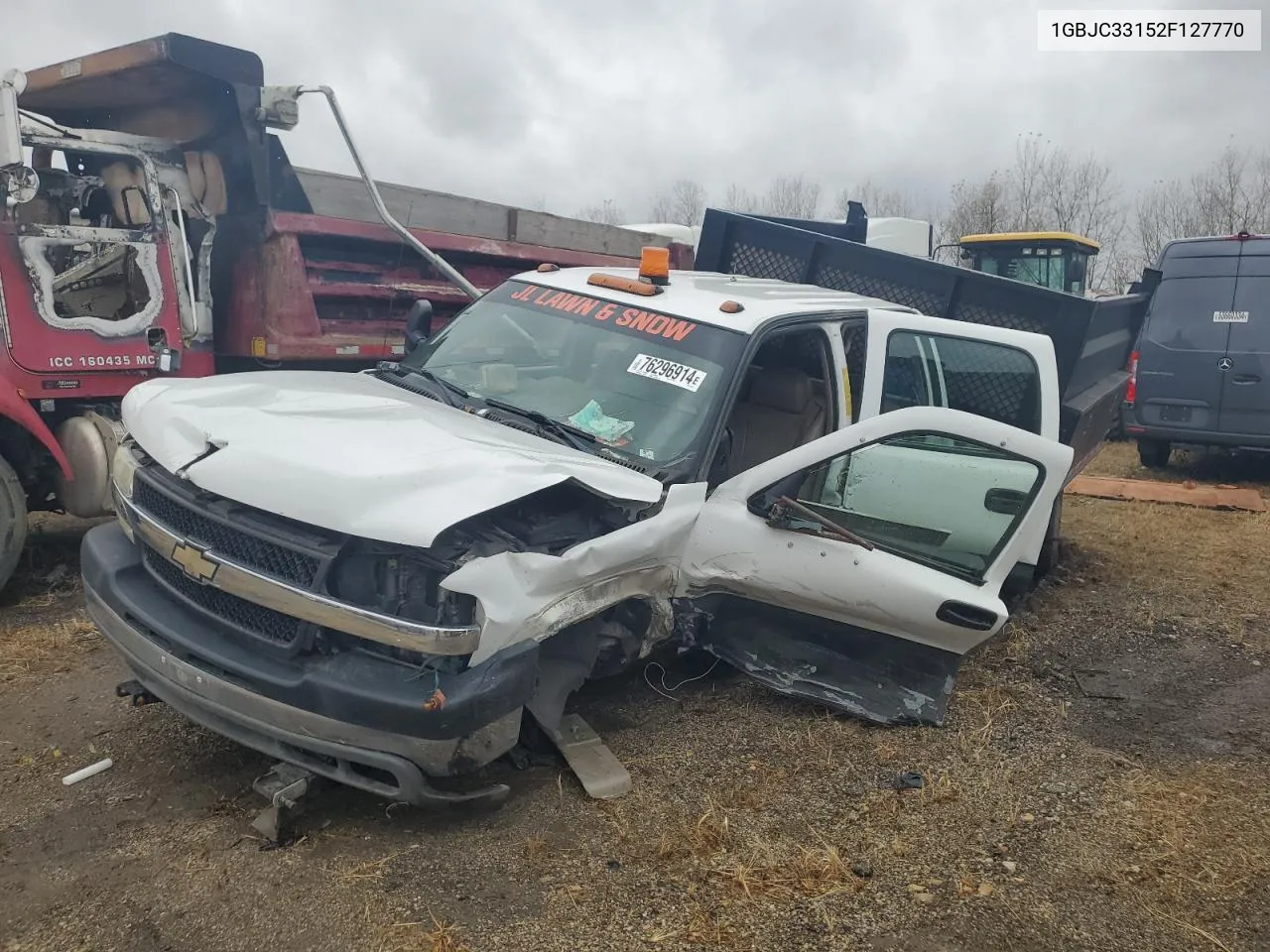 2002 Chevrolet Silverado C3500 VIN: 1GBJC33152F127770 Lot: 76296914