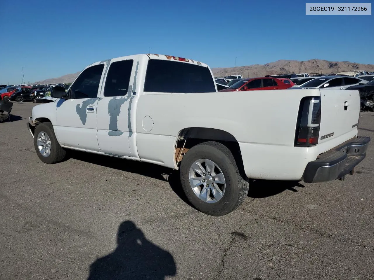 2002 Chevrolet Silverado C1500 VIN: 2GCEC19T321172966 Lot: 76551144