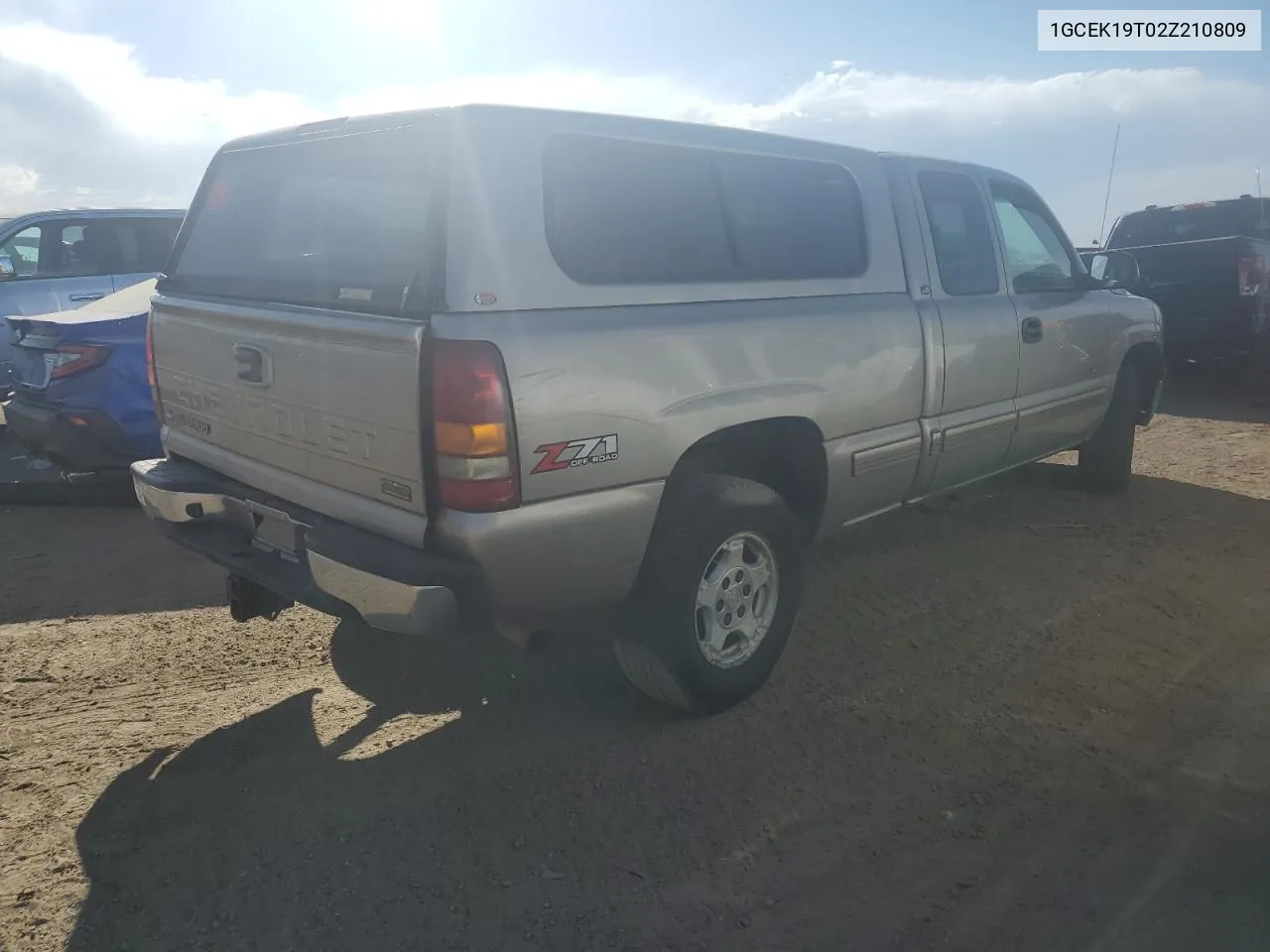 2002 Chevrolet Silverado K1500 VIN: 1GCEK19T02Z210809 Lot: 76590914