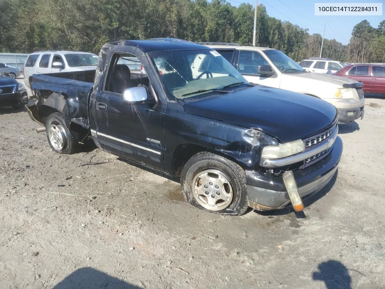 2002 Chevrolet Silverado C1500 VIN: 1GCEC14T12Z284311 Lot: 77383804