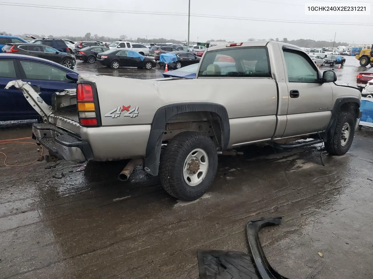 2002 Chevrolet Silverado K2500 Heavy Duty VIN: 1GCHK24GX2E231221 Lot: 77471974