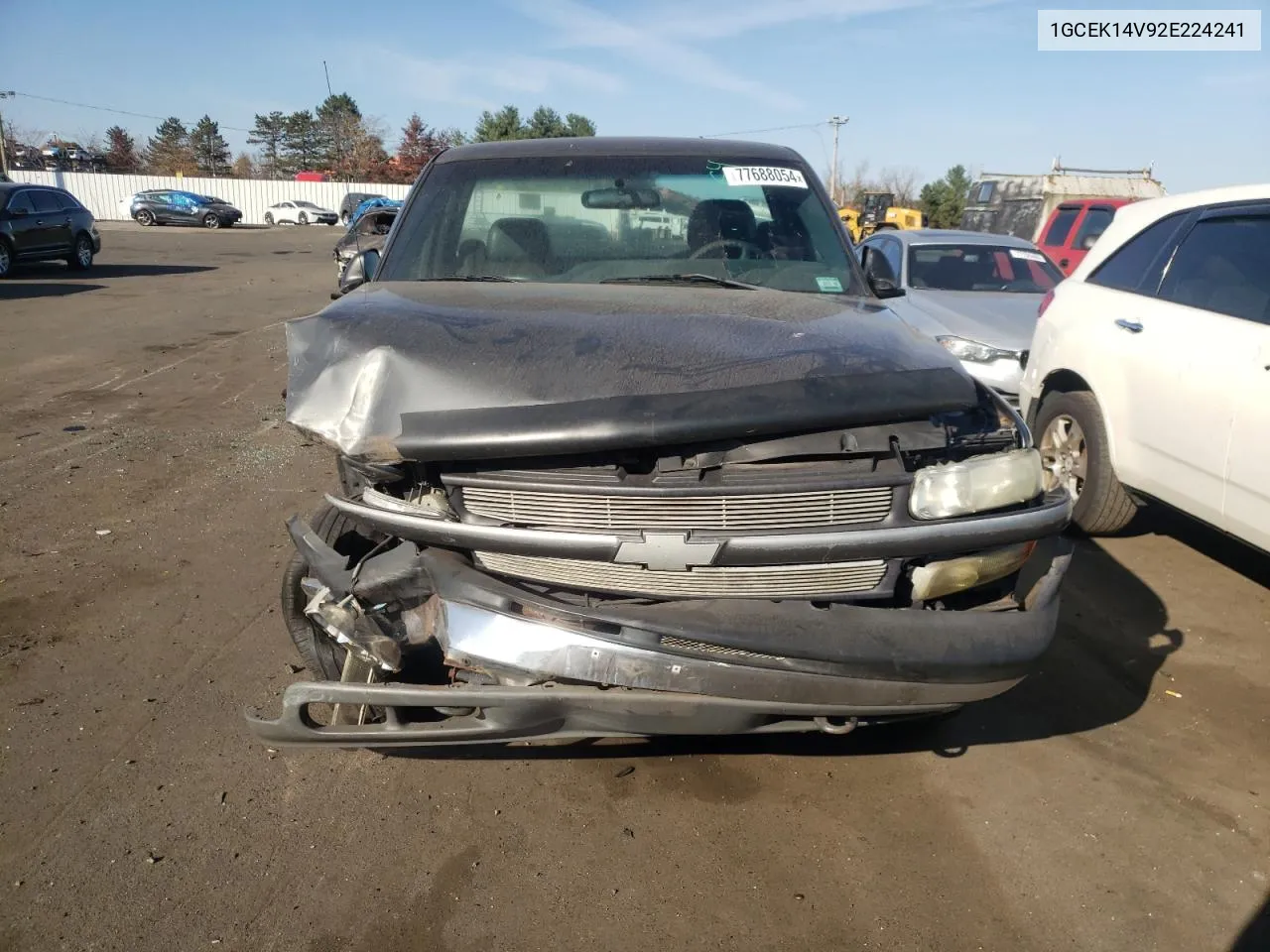 2002 Chevrolet Silverado K1500 VIN: 1GCEK14V92E224241 Lot: 77688054