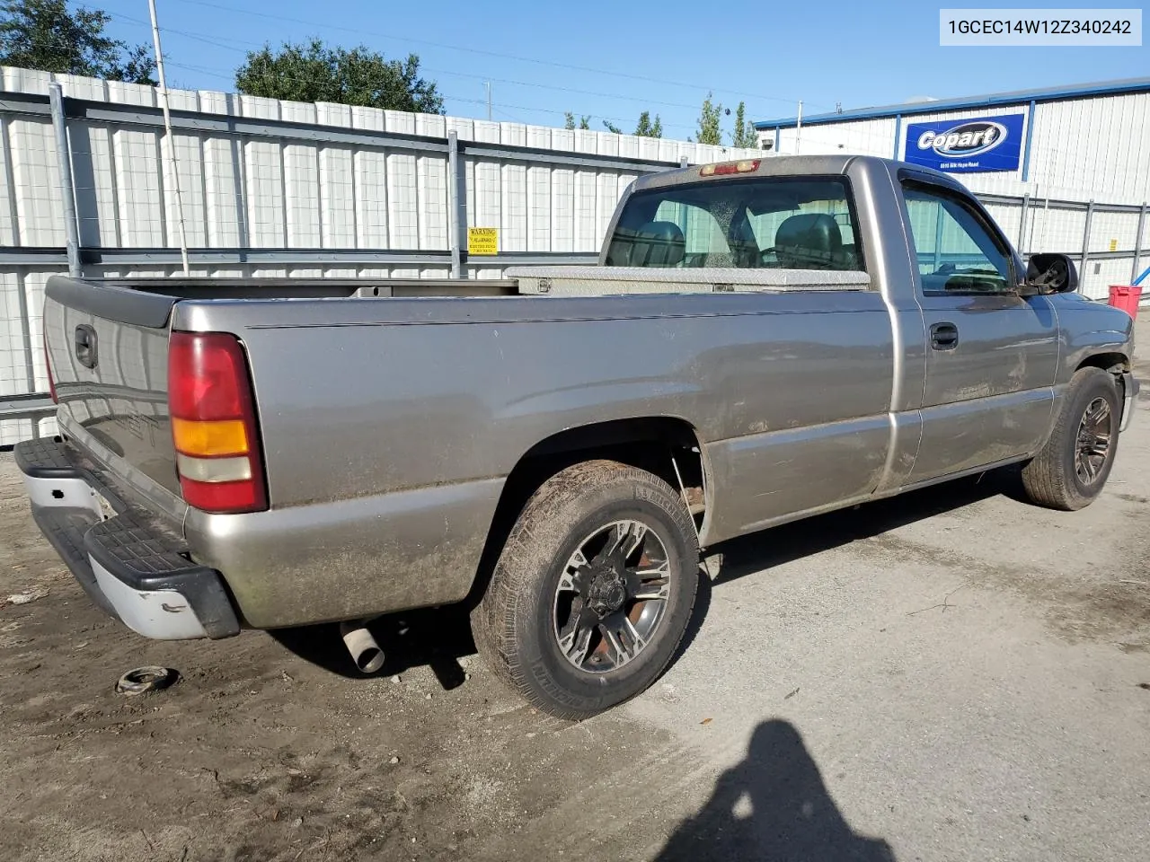 2002 Chevrolet Silverado C1500 VIN: 1GCEC14W12Z340242 Lot: 77856764