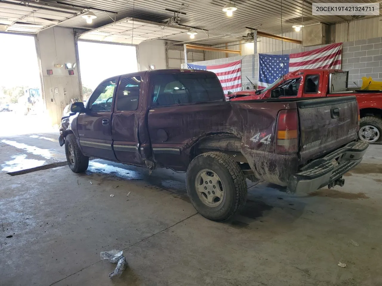 2002 Chevrolet Silverado K1500 VIN: 2GCEK19T421324711 Lot: 78160124