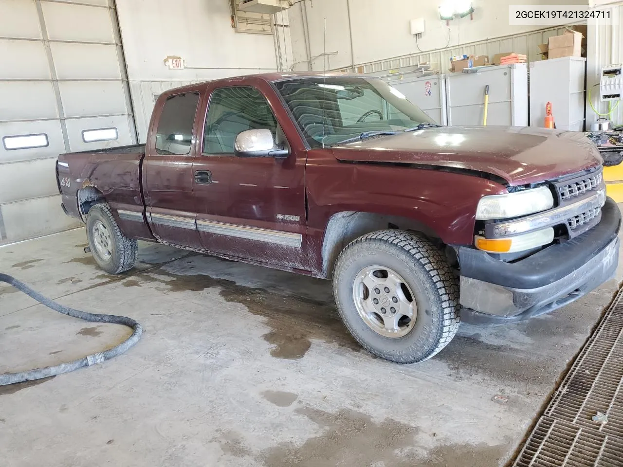 2002 Chevrolet Silverado K1500 VIN: 2GCEK19T421324711 Lot: 78160124