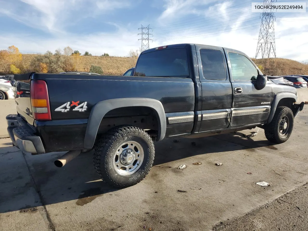 2002 Chevrolet Silverado K2500 Heavy Duty VIN: 1GCHK29U52E249494 Lot: 78203244