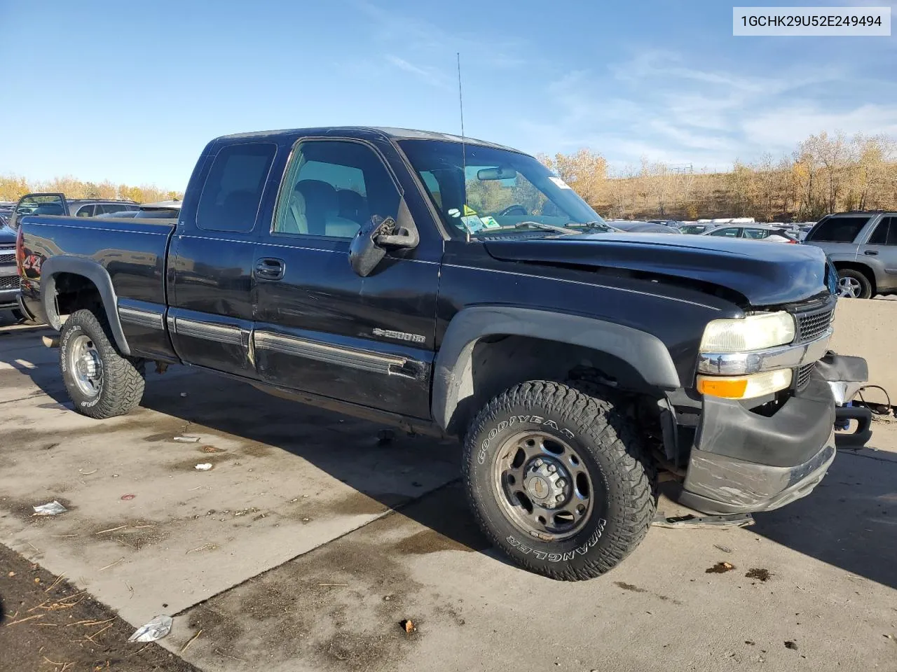 2002 Chevrolet Silverado K2500 Heavy Duty VIN: 1GCHK29U52E249494 Lot: 78203244