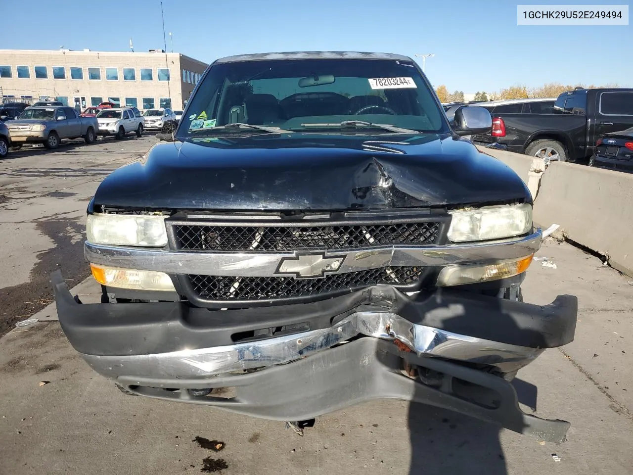 2002 Chevrolet Silverado K2500 Heavy Duty VIN: 1GCHK29U52E249494 Lot: 78203244