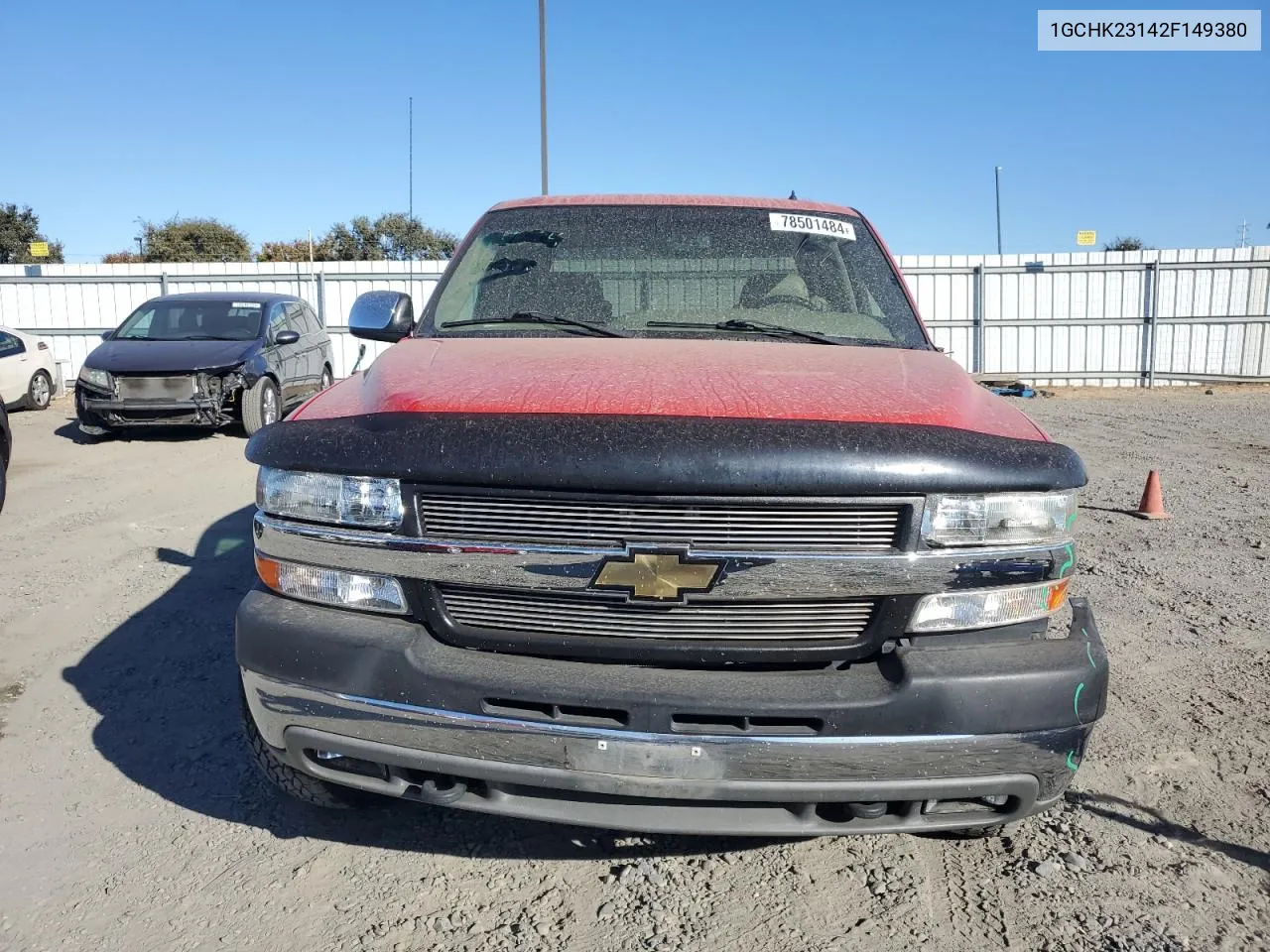 2002 Chevrolet Silverado K2500 Heavy Duty VIN: 1GCHK23142F149380 Lot: 78501484