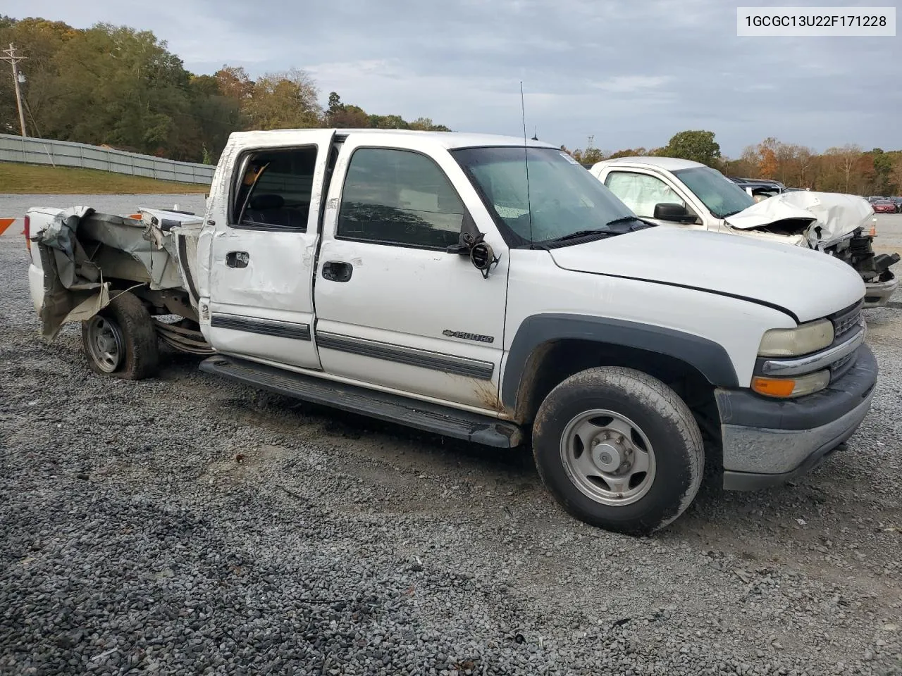 2002 Chevrolet Silverado C1500 Heavy Duty VIN: 1GCGC13U22F171228 Lot: 78829784