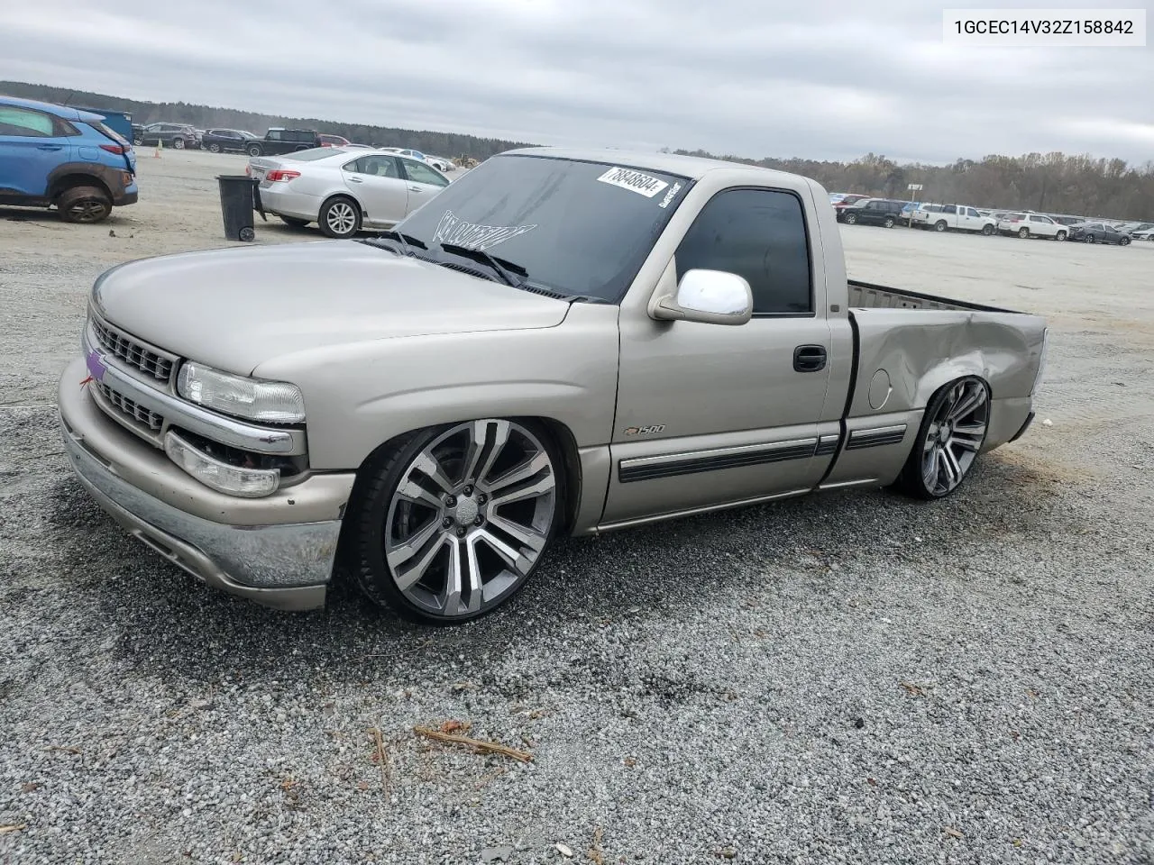 2002 Chevrolet Silverado C1500 VIN: 1GCEC14V32Z158842 Lot: 78848604