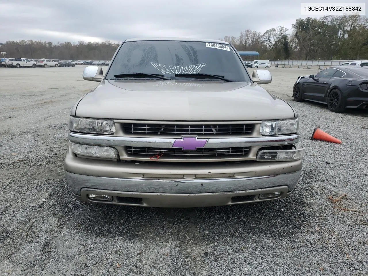 2002 Chevrolet Silverado C1500 VIN: 1GCEC14V32Z158842 Lot: 78848604