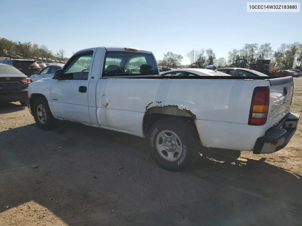 2002 Chevrolet Silverado C1500 VIN: 1GCEC14W32Z183880 Lot: 78905614