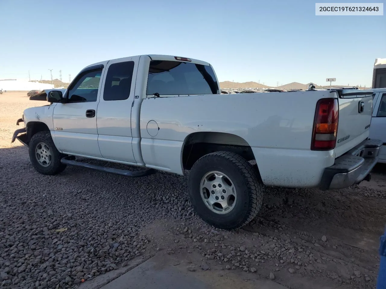 2002 Chevrolet Silverado C1500 VIN: 2GCEC19T621324643 Lot: 78933514