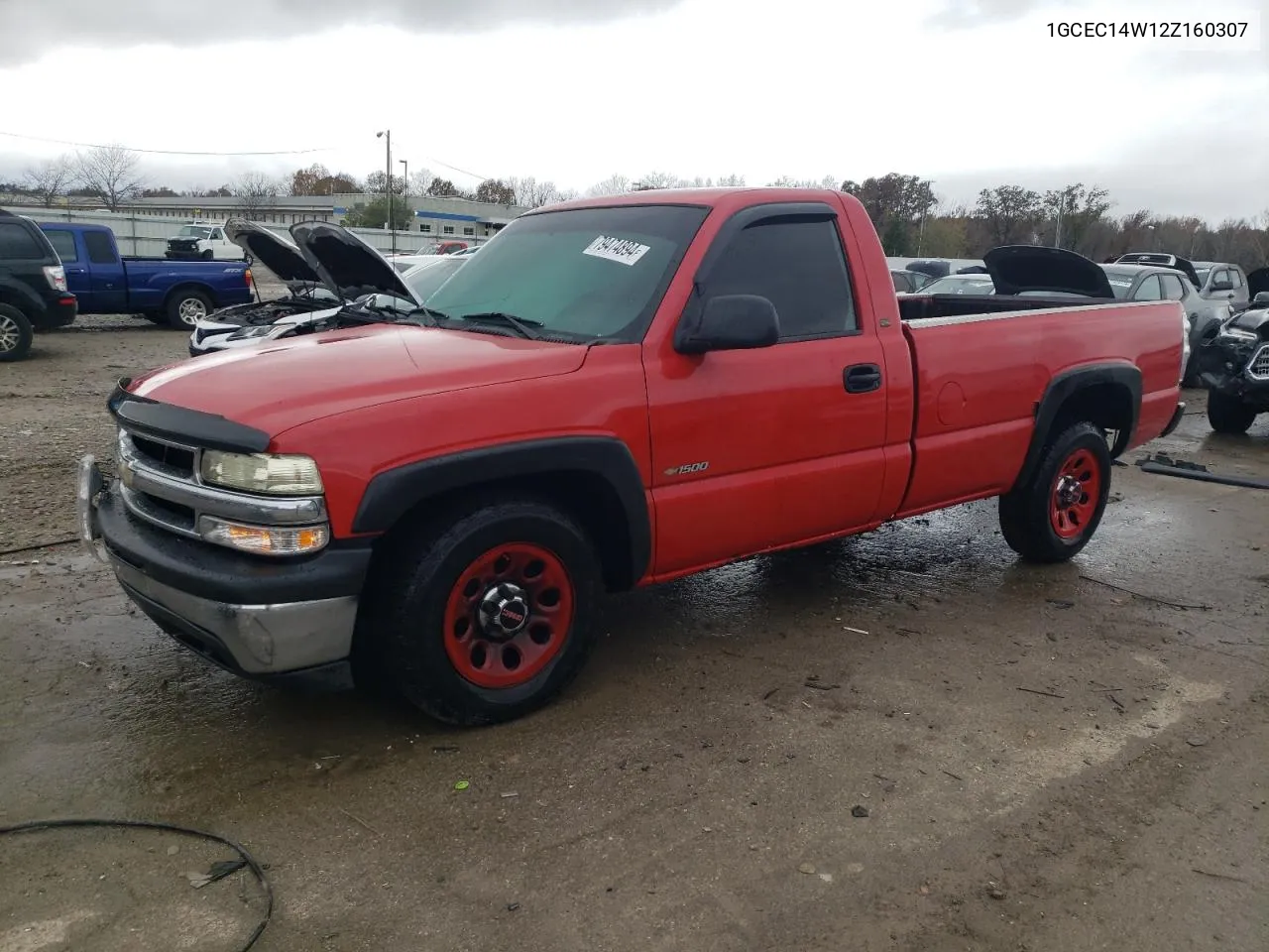 2002 Chevrolet Silverado C1500 VIN: 1GCEC14W12Z160307 Lot: 79474894