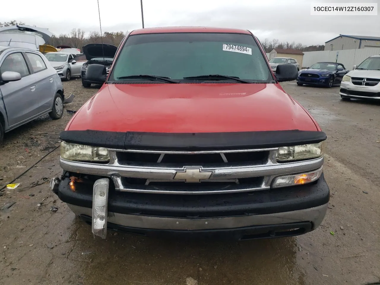 2002 Chevrolet Silverado C1500 VIN: 1GCEC14W12Z160307 Lot: 79474894