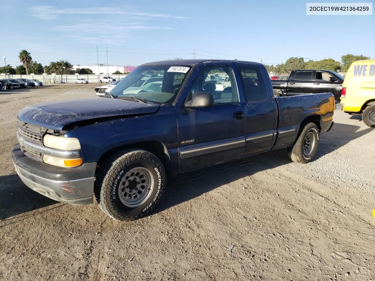 2002 Chevrolet Silverado C1500 VIN: 2GCEC19W421364259 Lot: 79537974