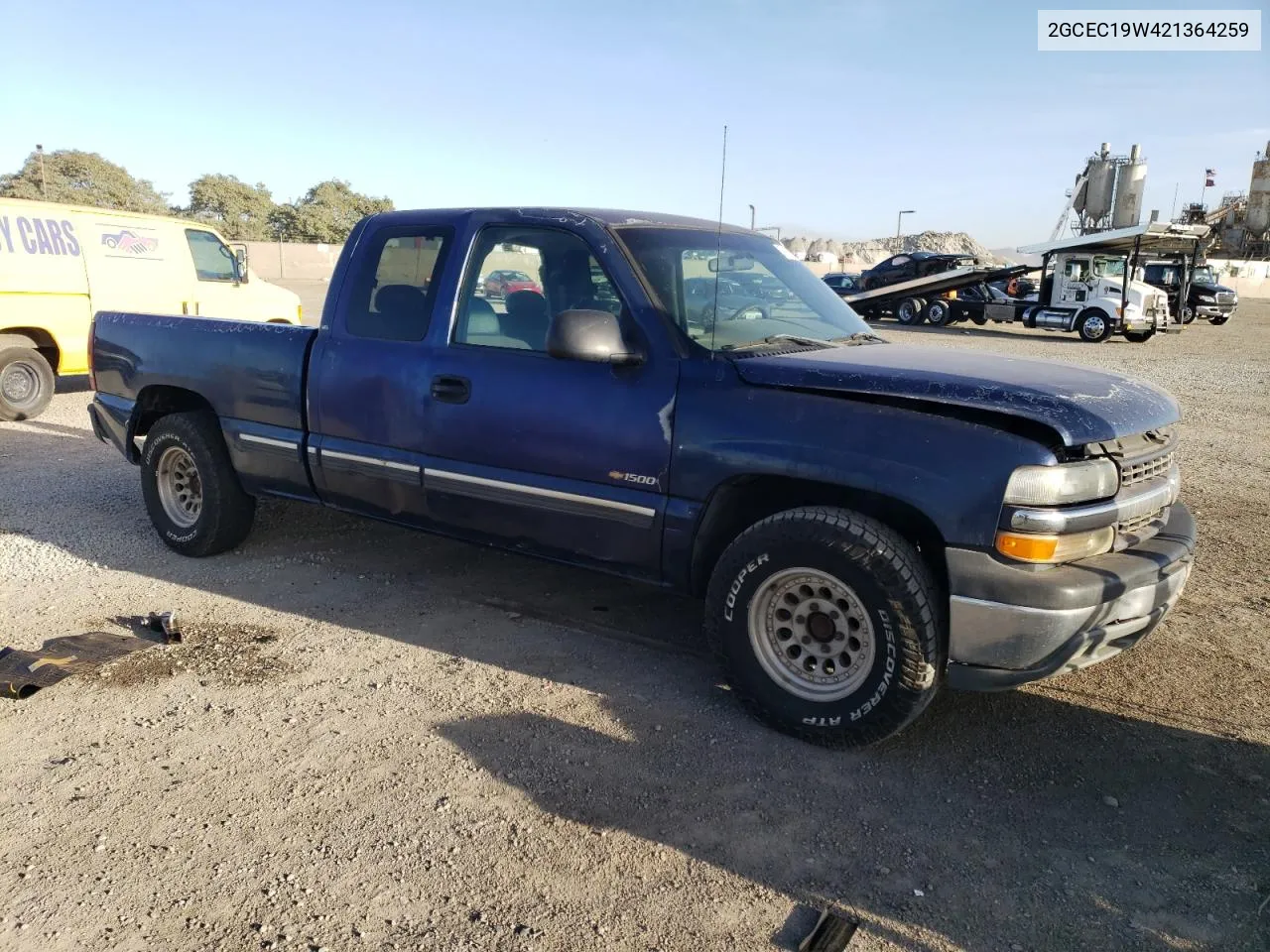 2002 Chevrolet Silverado C1500 VIN: 2GCEC19W421364259 Lot: 79537974