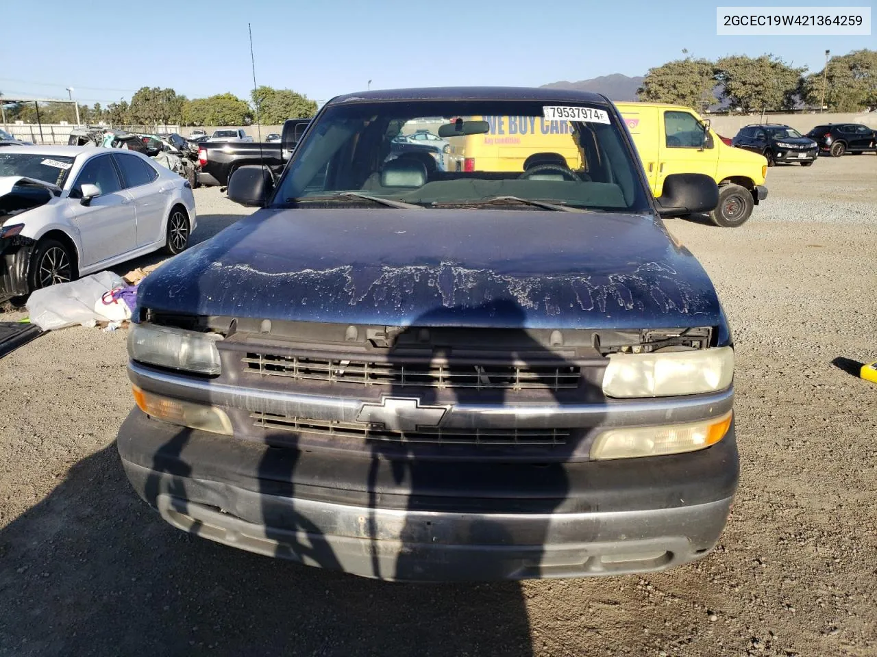 2002 Chevrolet Silverado C1500 VIN: 2GCEC19W421364259 Lot: 79537974