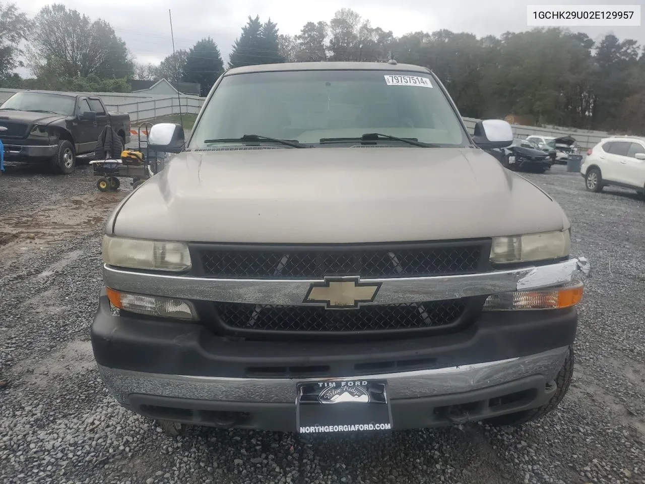 2002 Chevrolet Silverado K2500 Heavy Duty VIN: 1GCHK29U02E129957 Lot: 79757514