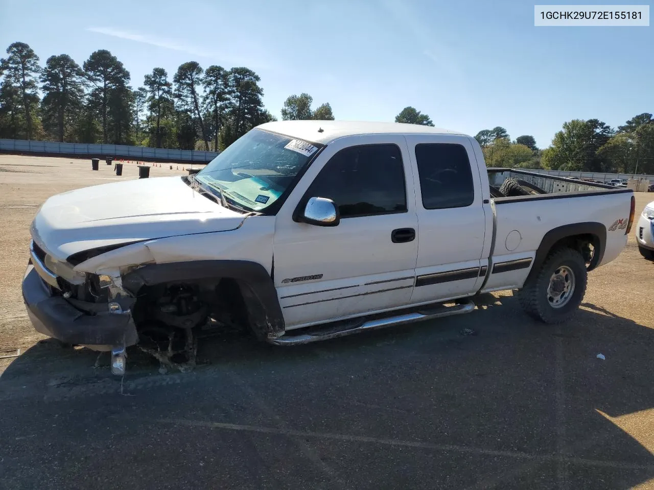 2002 Chevrolet Silverado K2500 Heavy Duty VIN: 1GCHK29U72E155181 Lot: 79828044