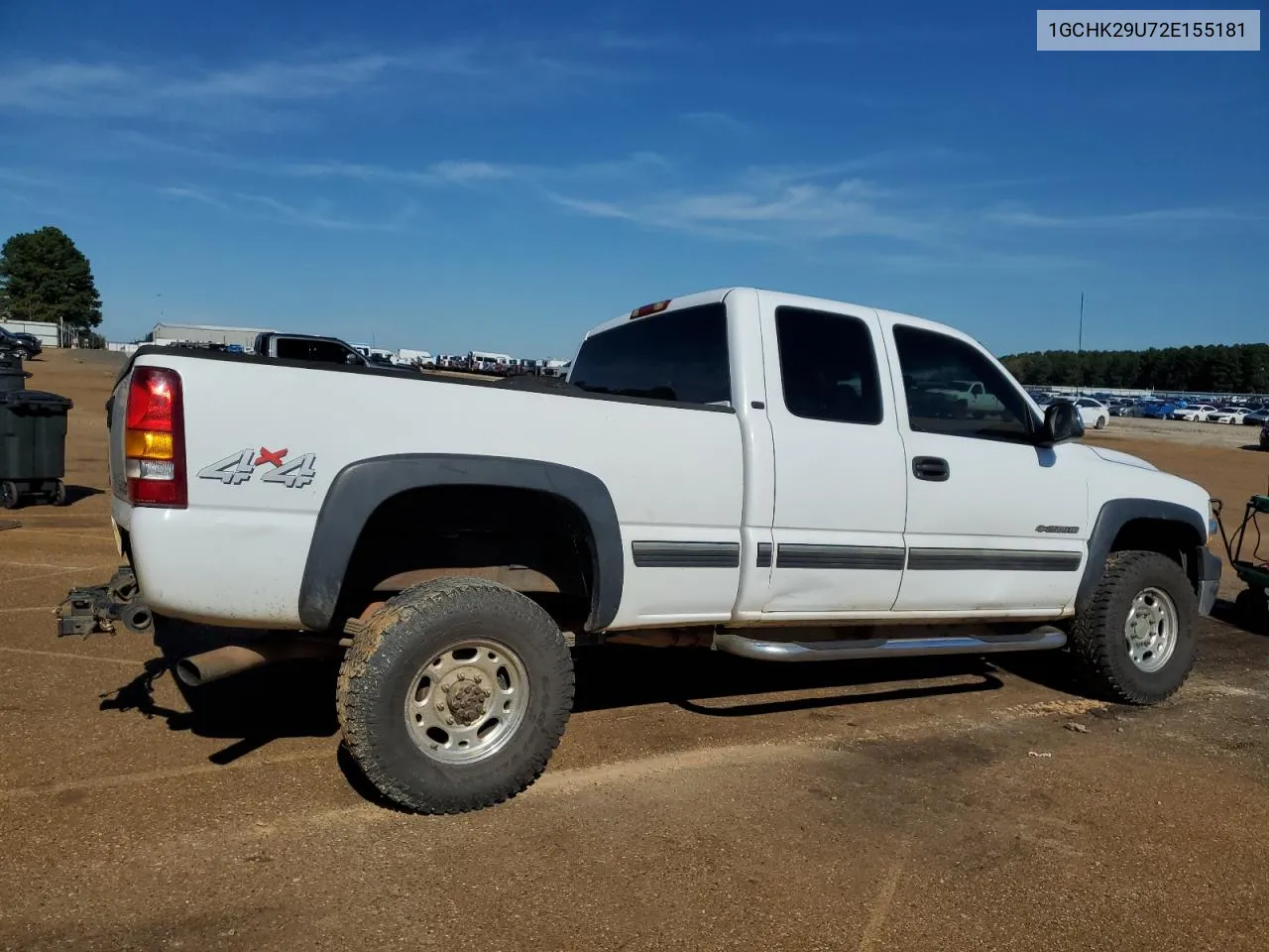 2002 Chevrolet Silverado K2500 Heavy Duty VIN: 1GCHK29U72E155181 Lot: 79828044