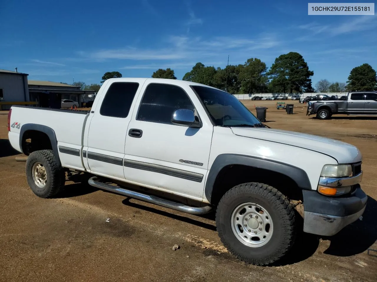 2002 Chevrolet Silverado K2500 Heavy Duty VIN: 1GCHK29U72E155181 Lot: 79828044