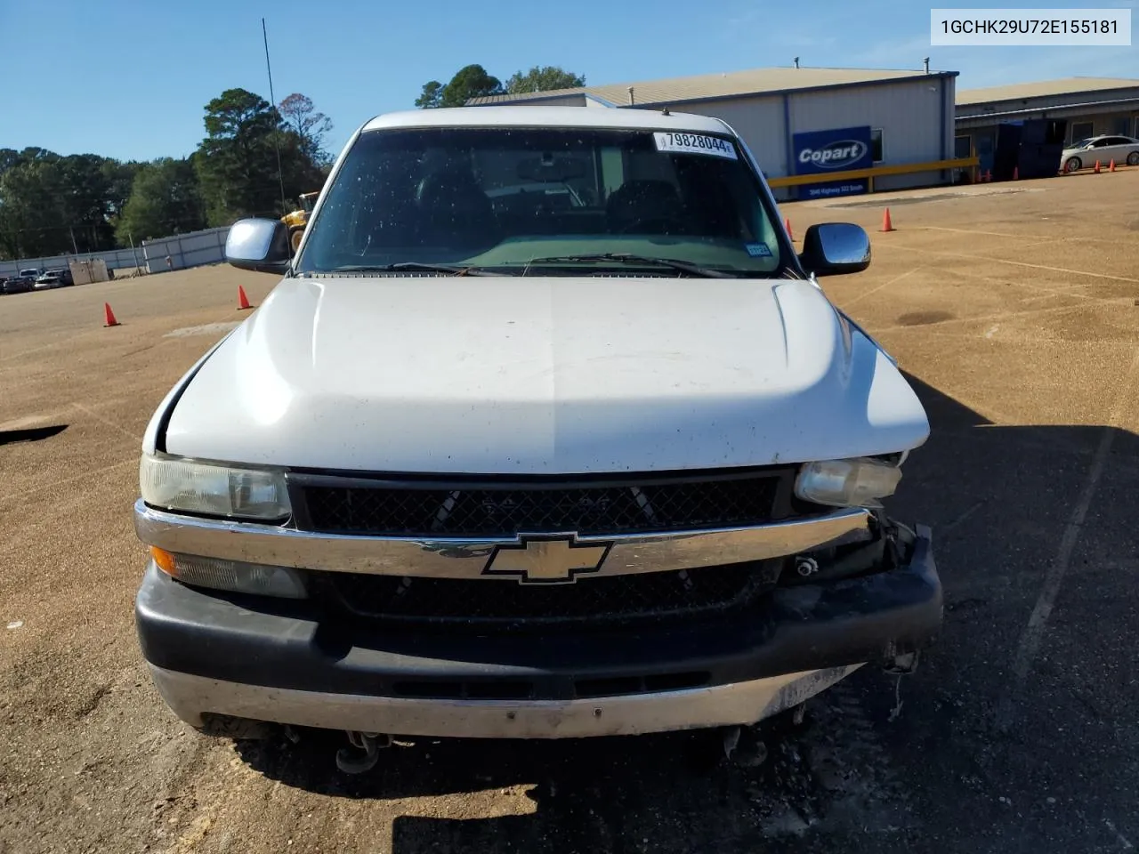 2002 Chevrolet Silverado K2500 Heavy Duty VIN: 1GCHK29U72E155181 Lot: 79828044