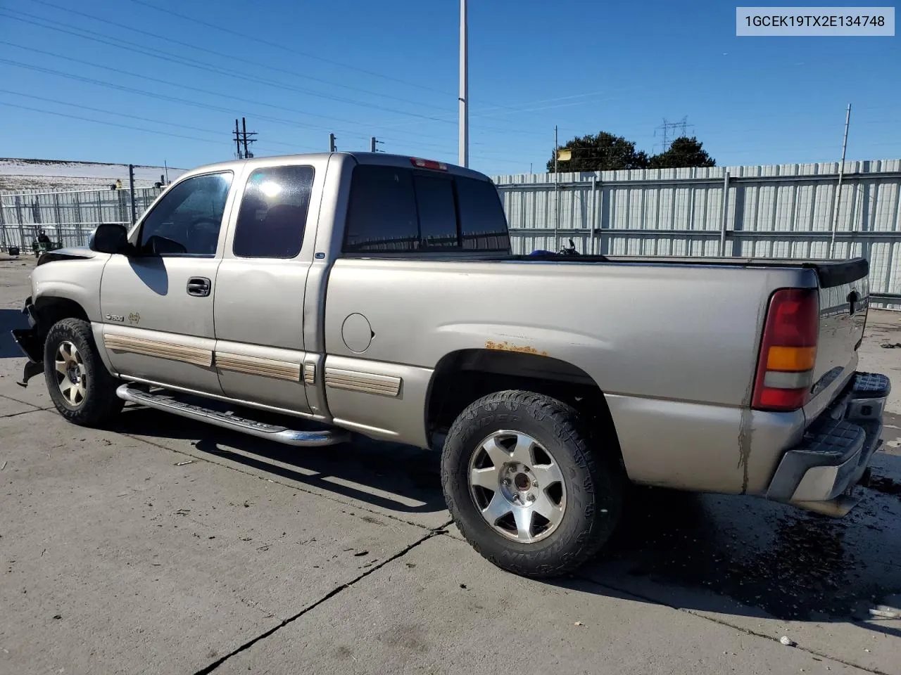 2002 Chevrolet Silverado K1500 VIN: 1GCEK19TX2E134748 Lot: 80073844