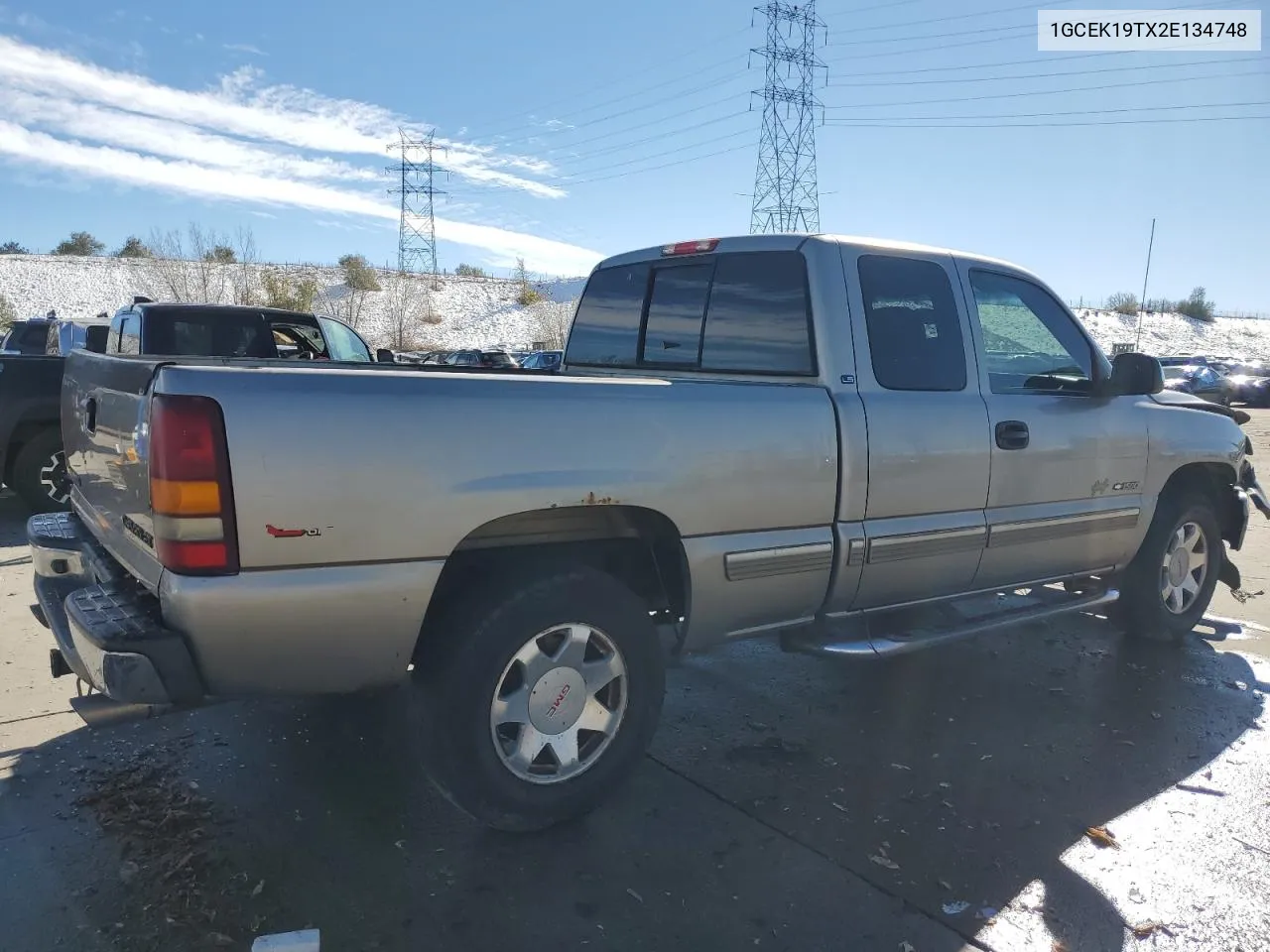 2002 Chevrolet Silverado K1500 VIN: 1GCEK19TX2E134748 Lot: 80073844