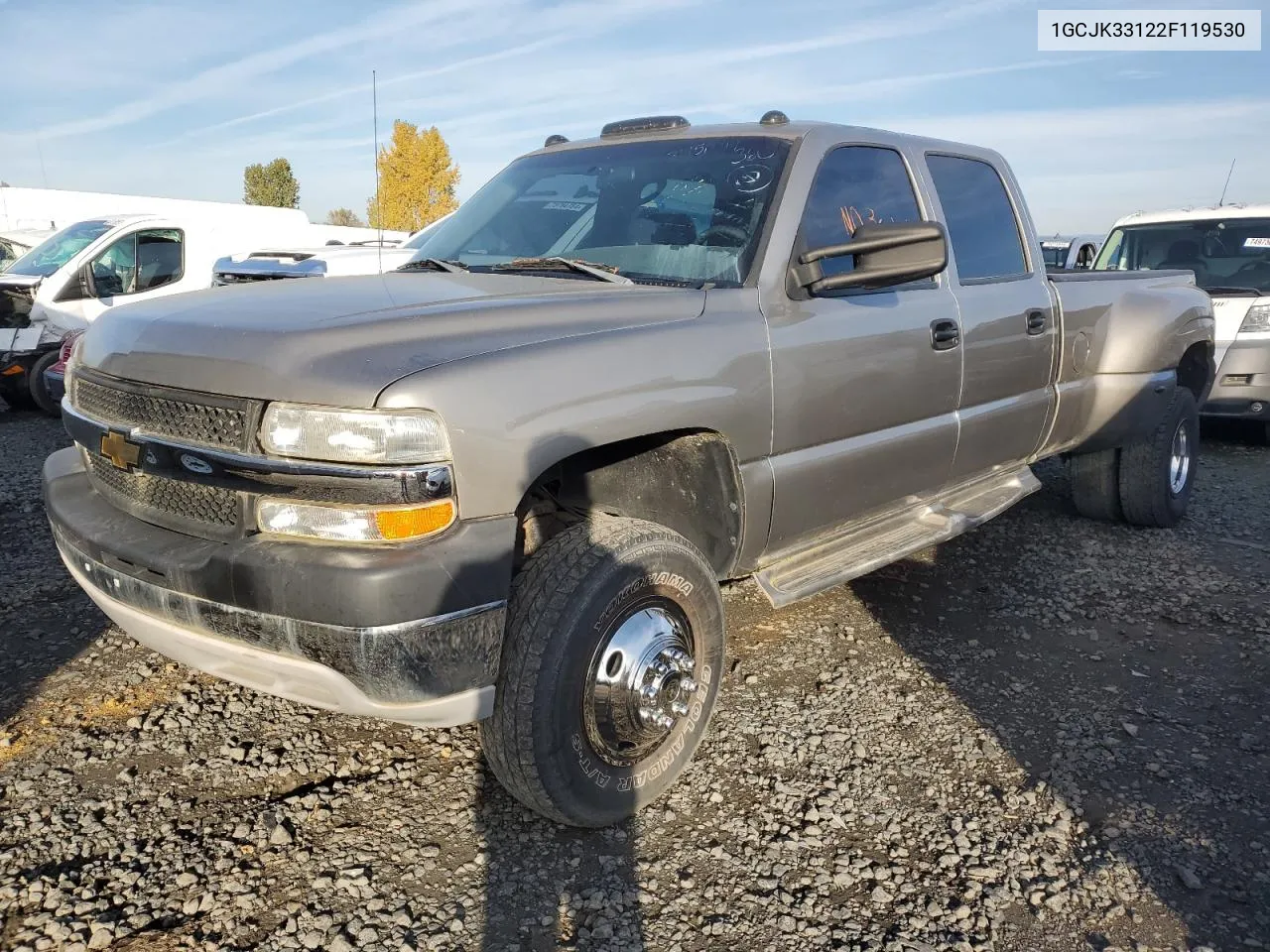 2002 Chevrolet Silverado K3500 VIN: 1GCJK33122F119530 Lot: 80089344