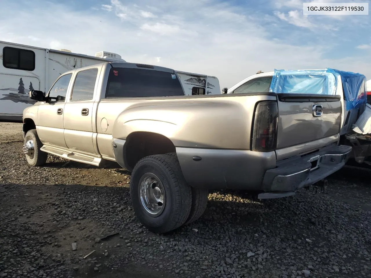 2002 Chevrolet Silverado K3500 VIN: 1GCJK33122F119530 Lot: 80089344