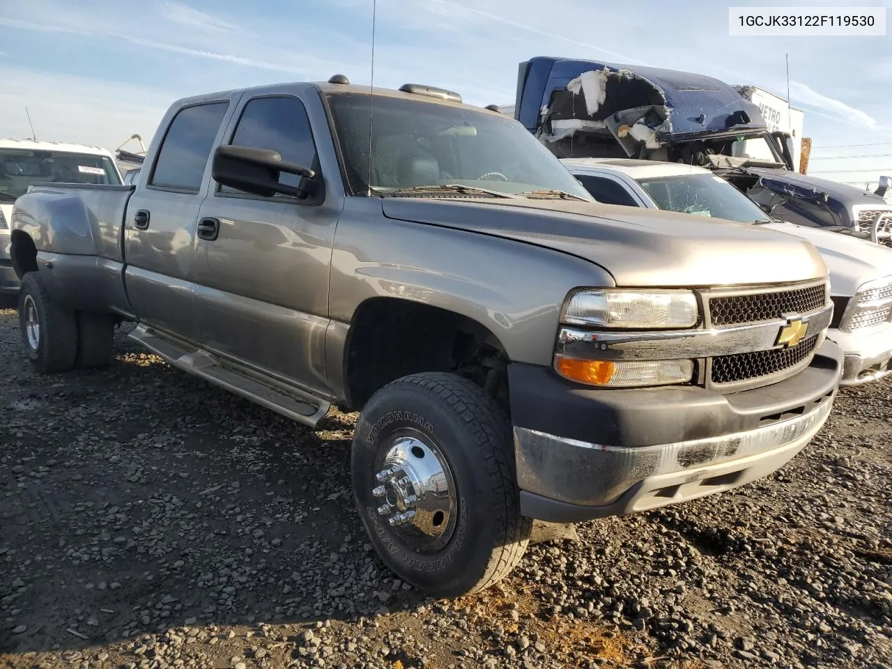 2002 Chevrolet Silverado K3500 VIN: 1GCJK33122F119530 Lot: 80089344