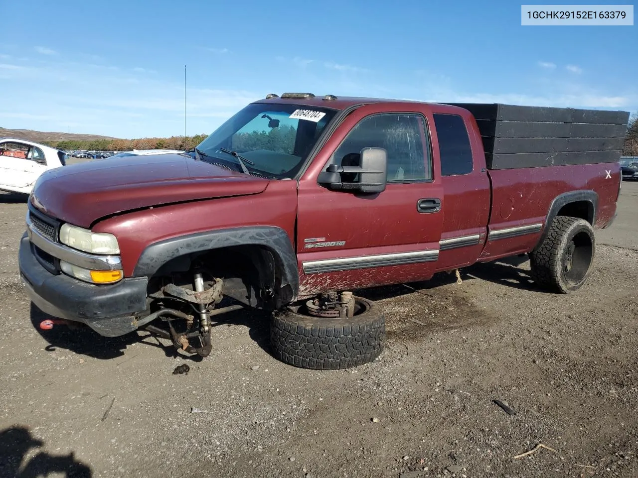 2002 Chevrolet Silverado K2500 Heavy Duty VIN: 1GCHK29152E163379 Lot: 80648704