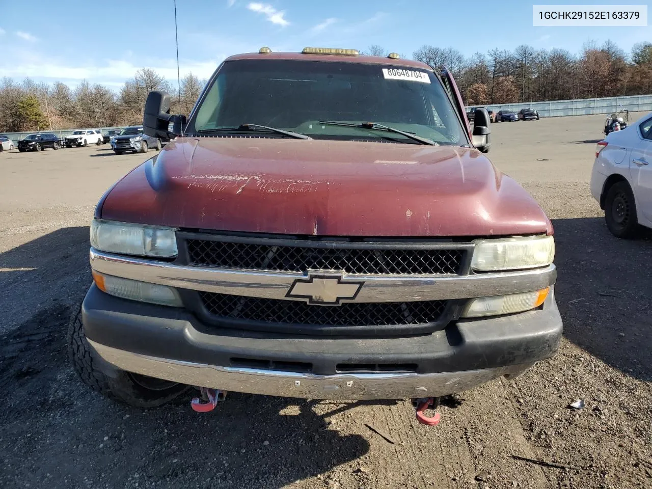 2002 Chevrolet Silverado K2500 Heavy Duty VIN: 1GCHK29152E163379 Lot: 80648704