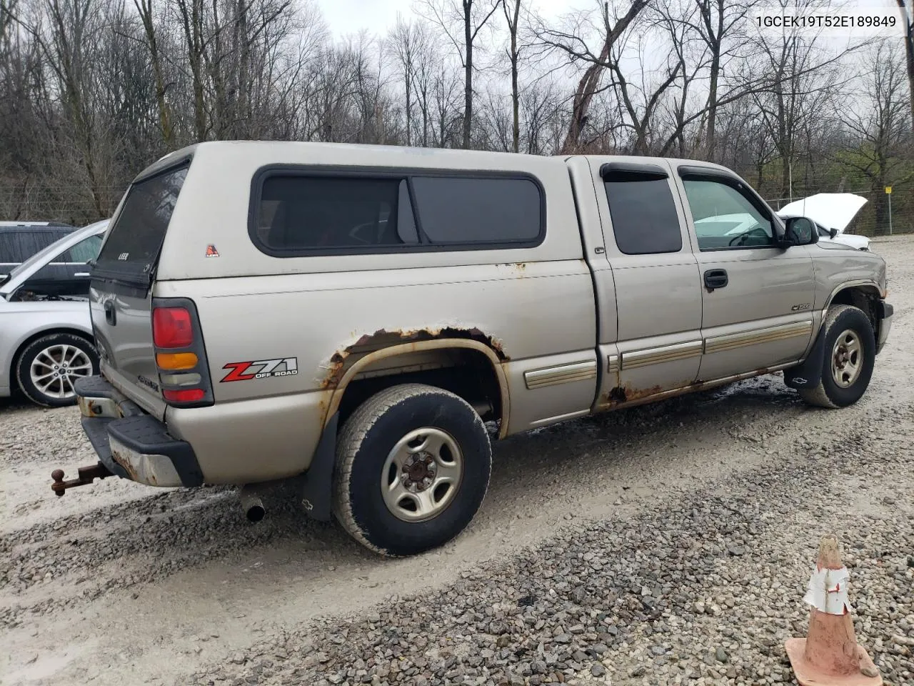 2002 Chevrolet Silverado K1500 VIN: 1GCEK19T52E189849 Lot: 80772384