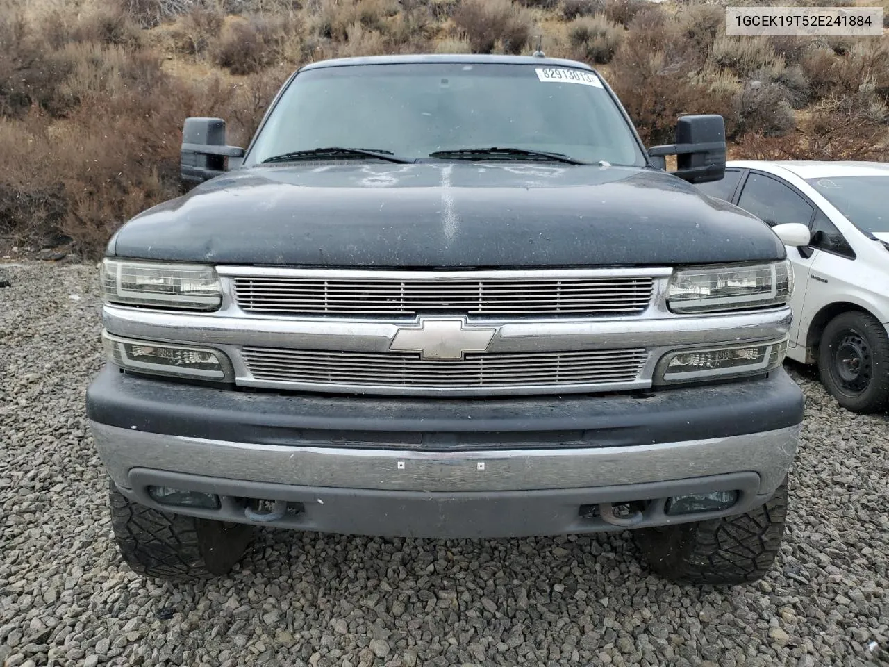 2002 Chevrolet Silverado K1500 VIN: 1GCEK19T52E241884 Lot: 82913013