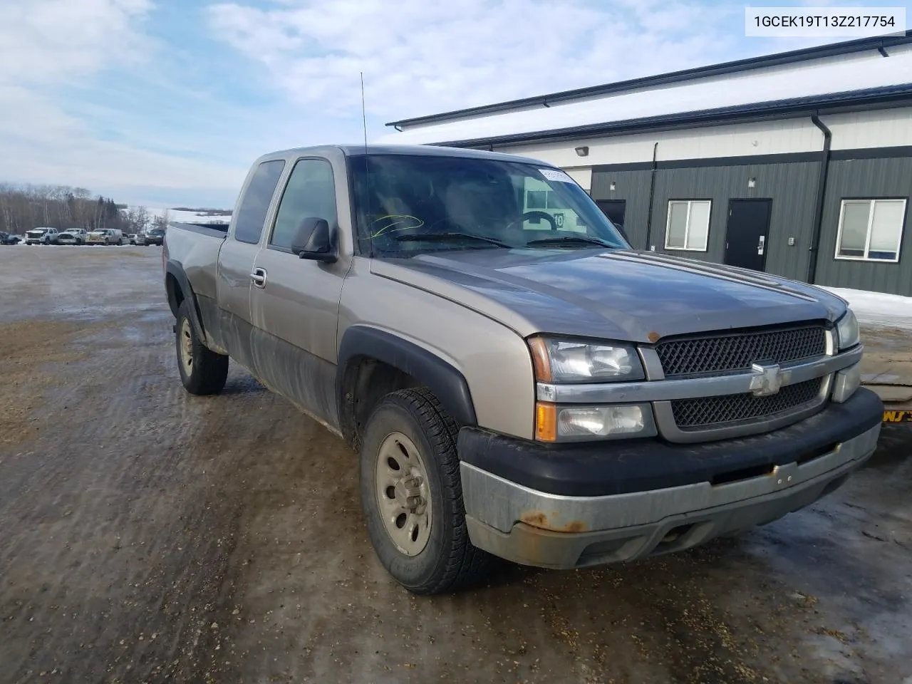 2003 Chevrolet Silverado K1500 VIN: 1GCEK19T13Z217754 Lot: 33433182