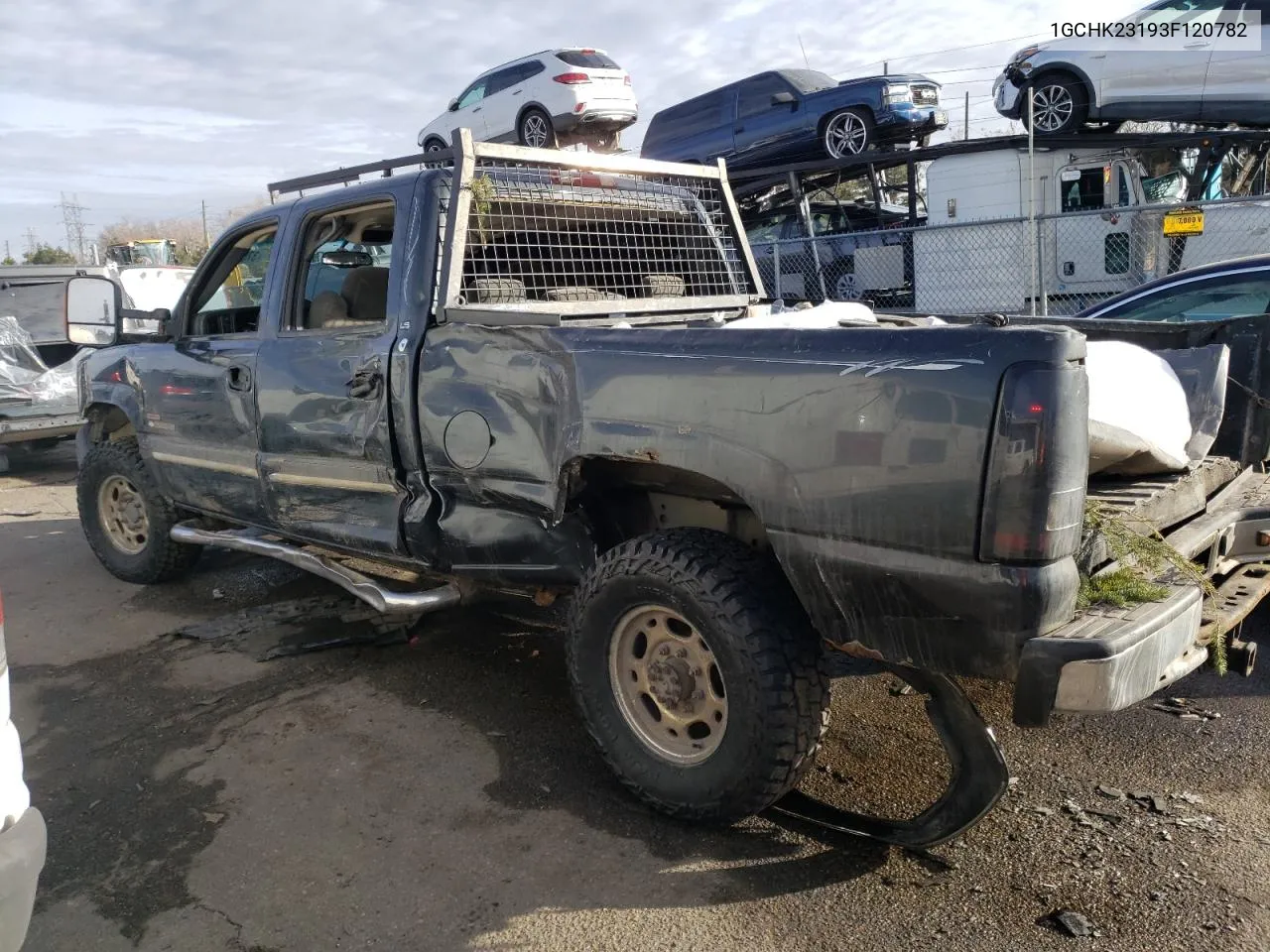 2003 Chevrolet Silverado K2500 Heavy Duty VIN: 1GCHK23193F120782 Lot: 37664304