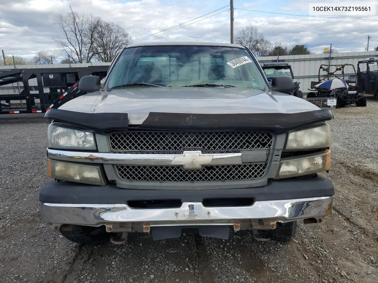 2003 Chevrolet Silverado K1500 VIN: 1GCEK14X73Z195561 Lot: 38409744