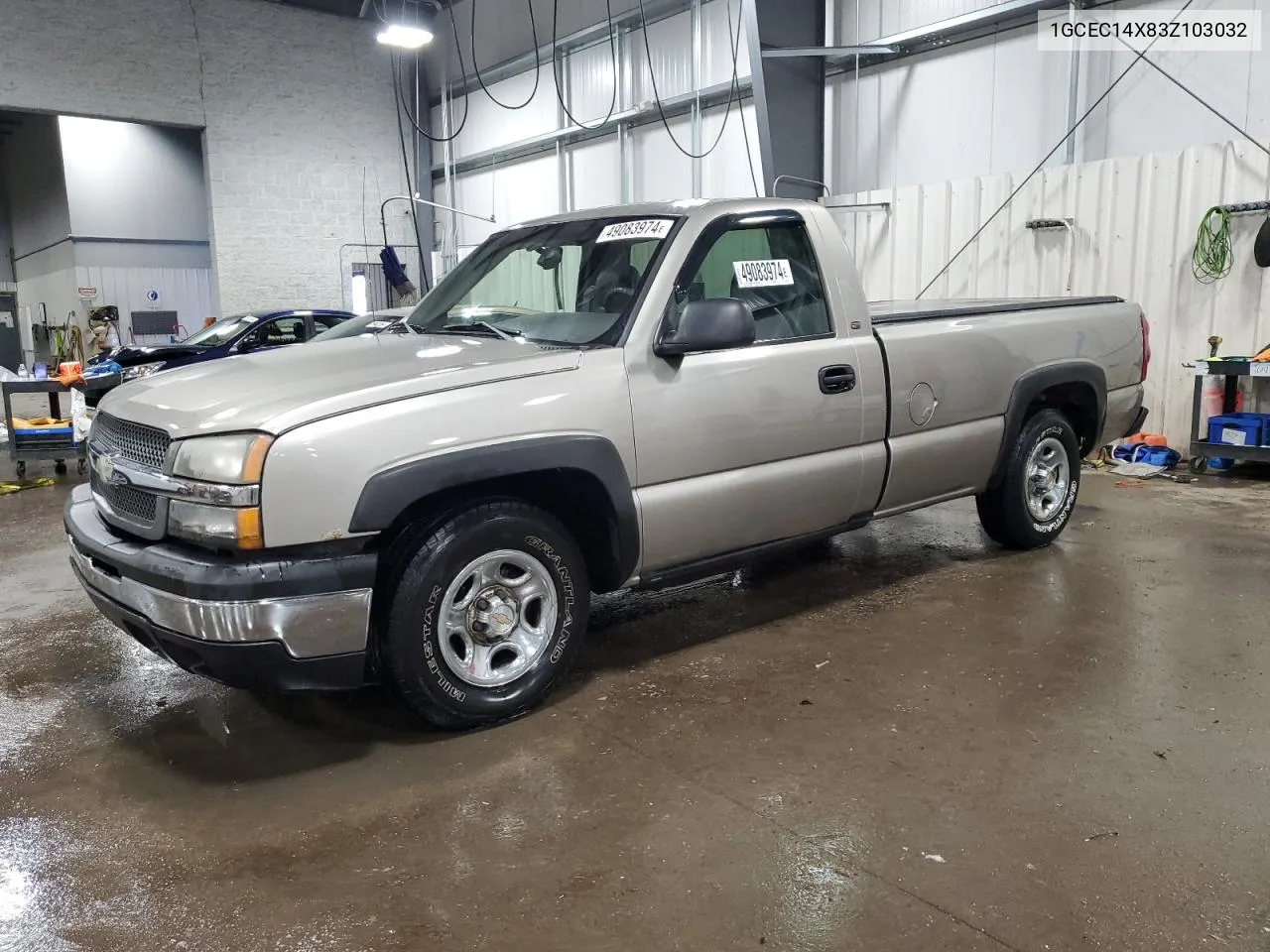 2003 Chevrolet Silverado C1500 VIN: 1GCEC14X83Z103032 Lot: 49083974