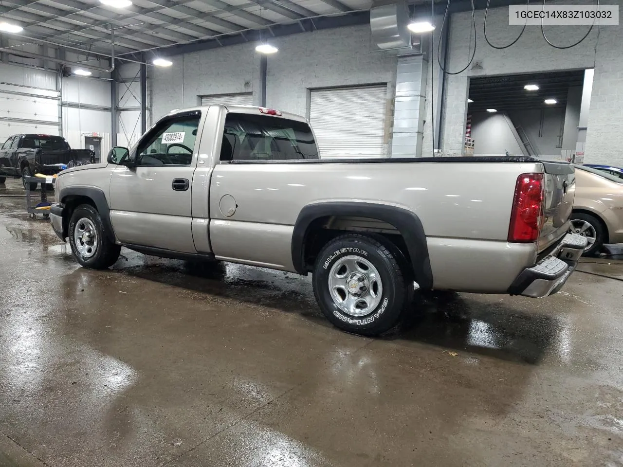 2003 Chevrolet Silverado C1500 VIN: 1GCEC14X83Z103032 Lot: 49083974