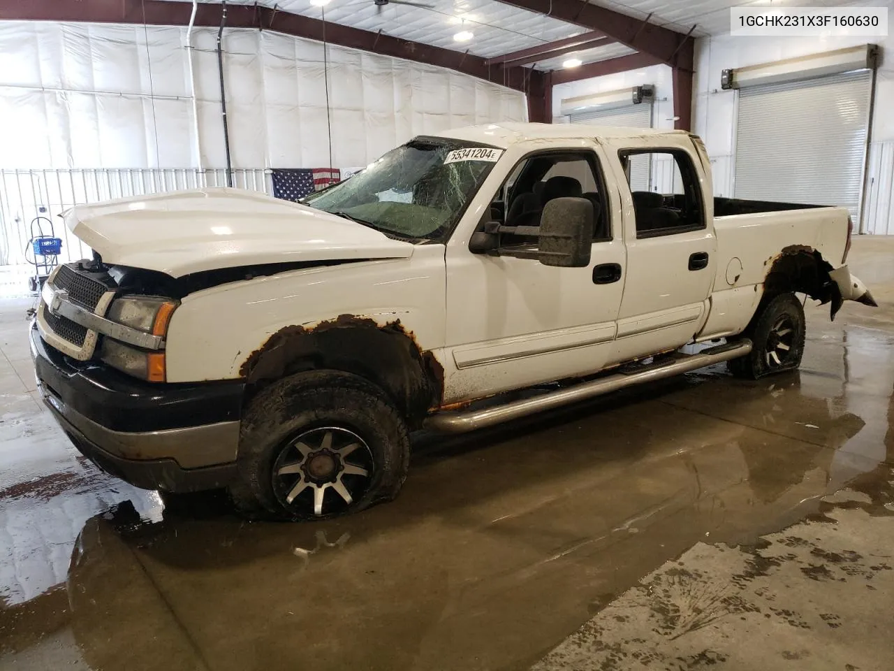 2003 Chevrolet Silverado K2500 Heavy Duty VIN: 1GCHK231X3F160630 Lot: 55341204