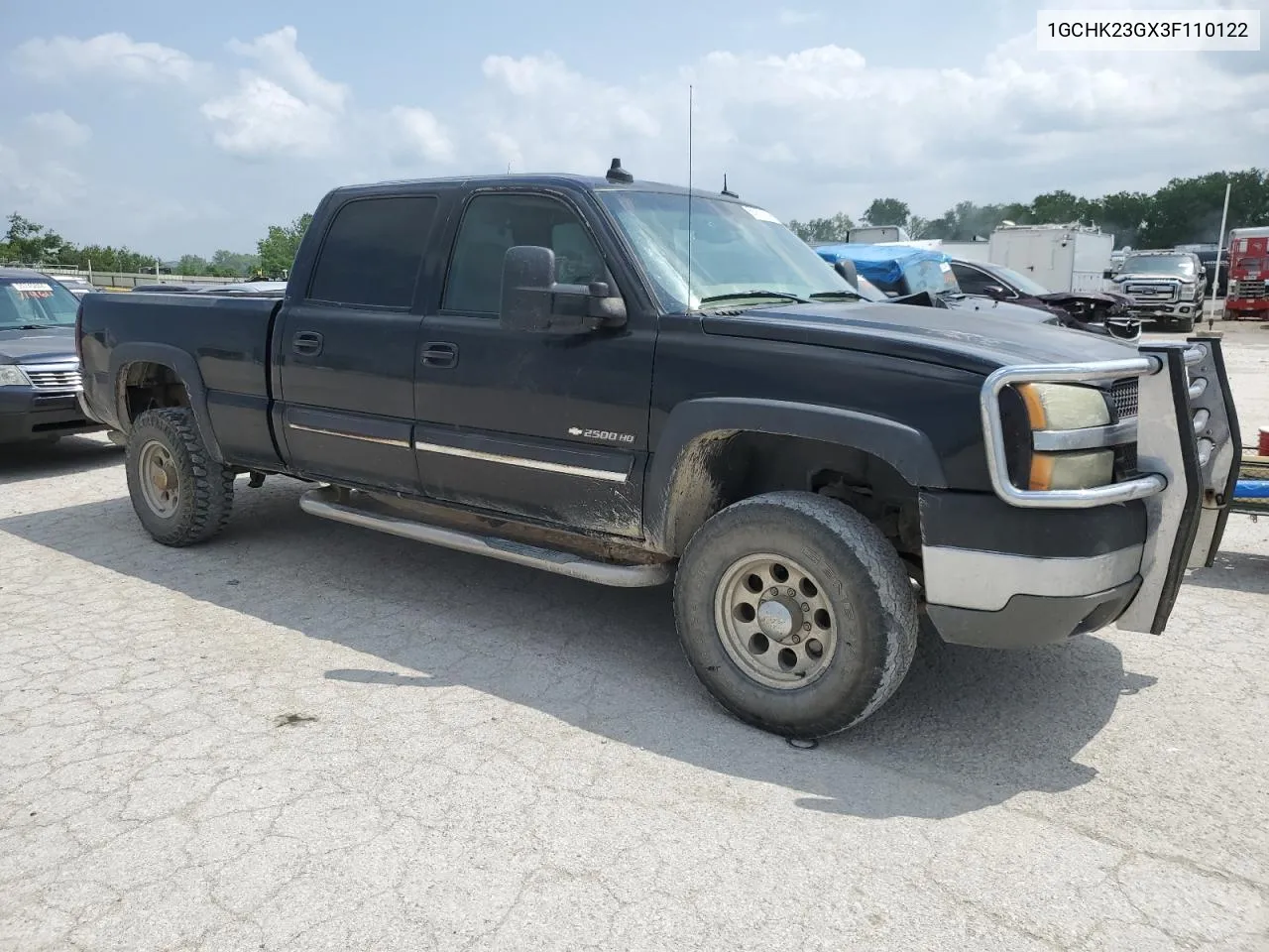 2003 Chevrolet Silverado K2500 Heavy Duty VIN: 1GCHK23GX3F110122 Lot: 56057164