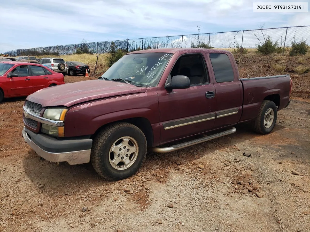 2GCEC19T931270191 2003 Chevrolet Silverado C1500