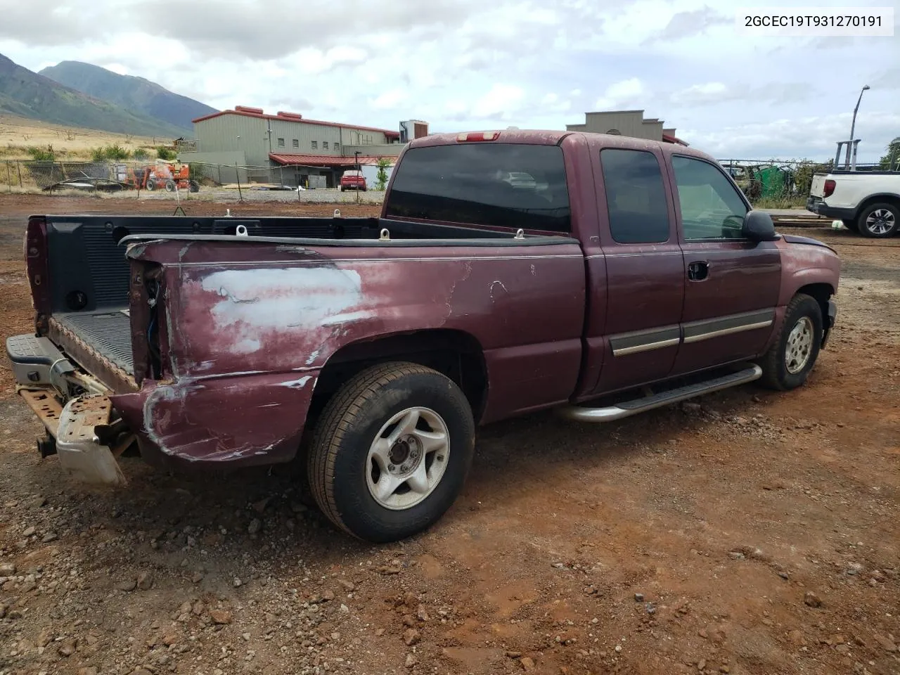 2003 Chevrolet Silverado C1500 VIN: 2GCEC19T931270191 Lot: 56926944