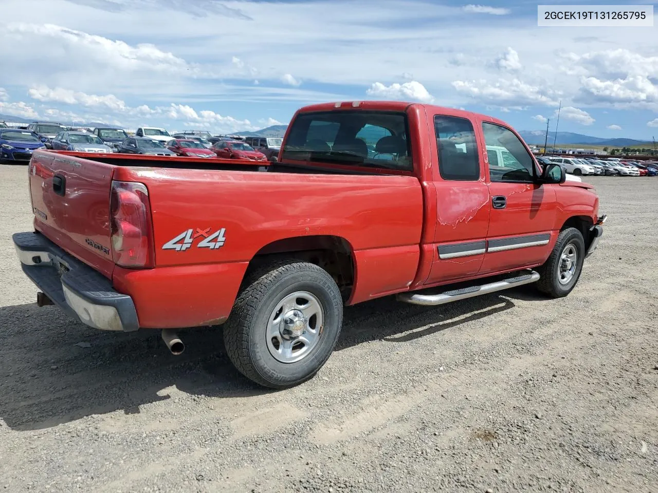 2GCEK19T131265795 2003 Chevrolet Silverado K1500