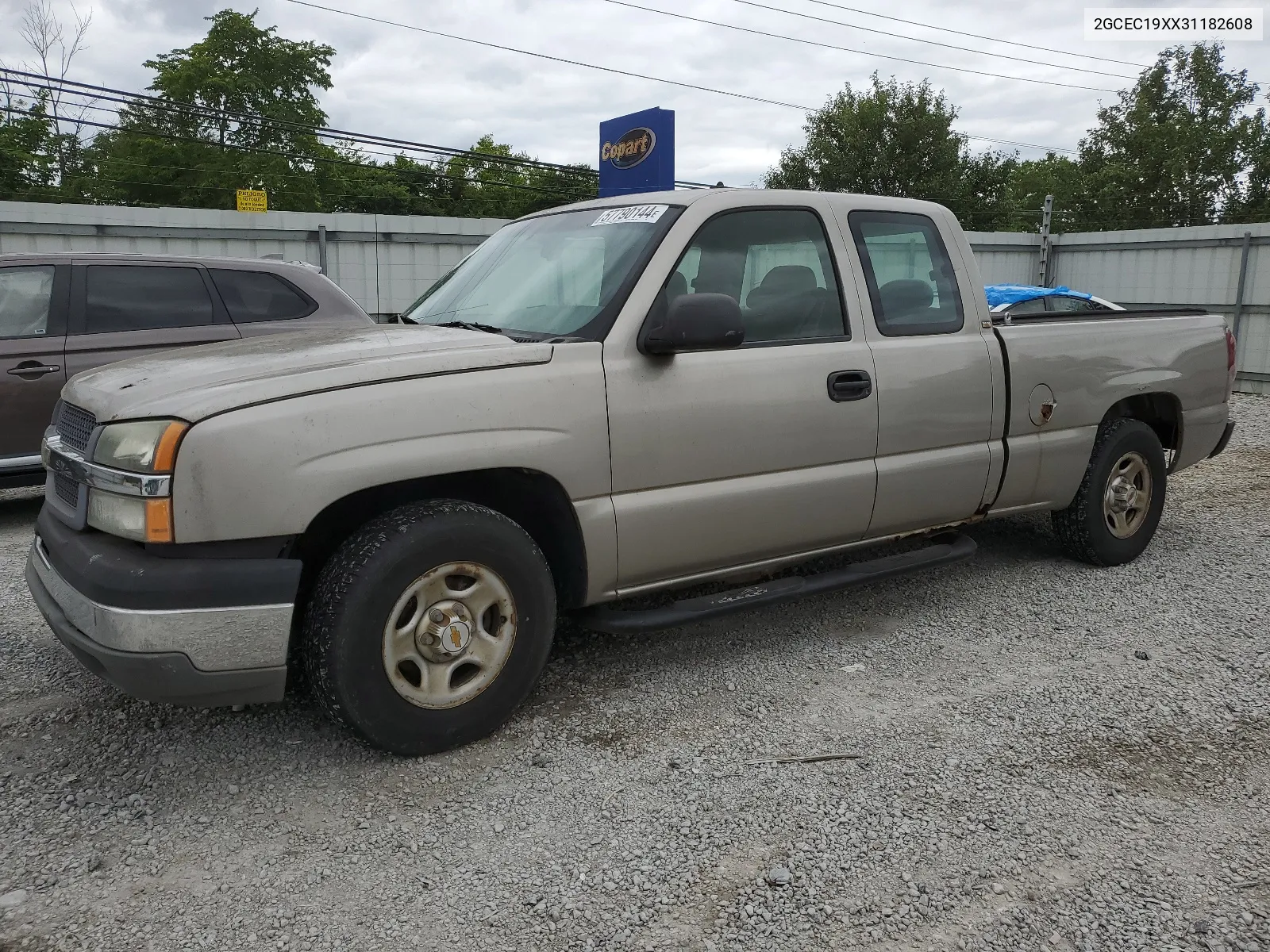 2003 Chevrolet Silverado C1500 VIN: 2GCEC19XX31182608 Lot: 57790144